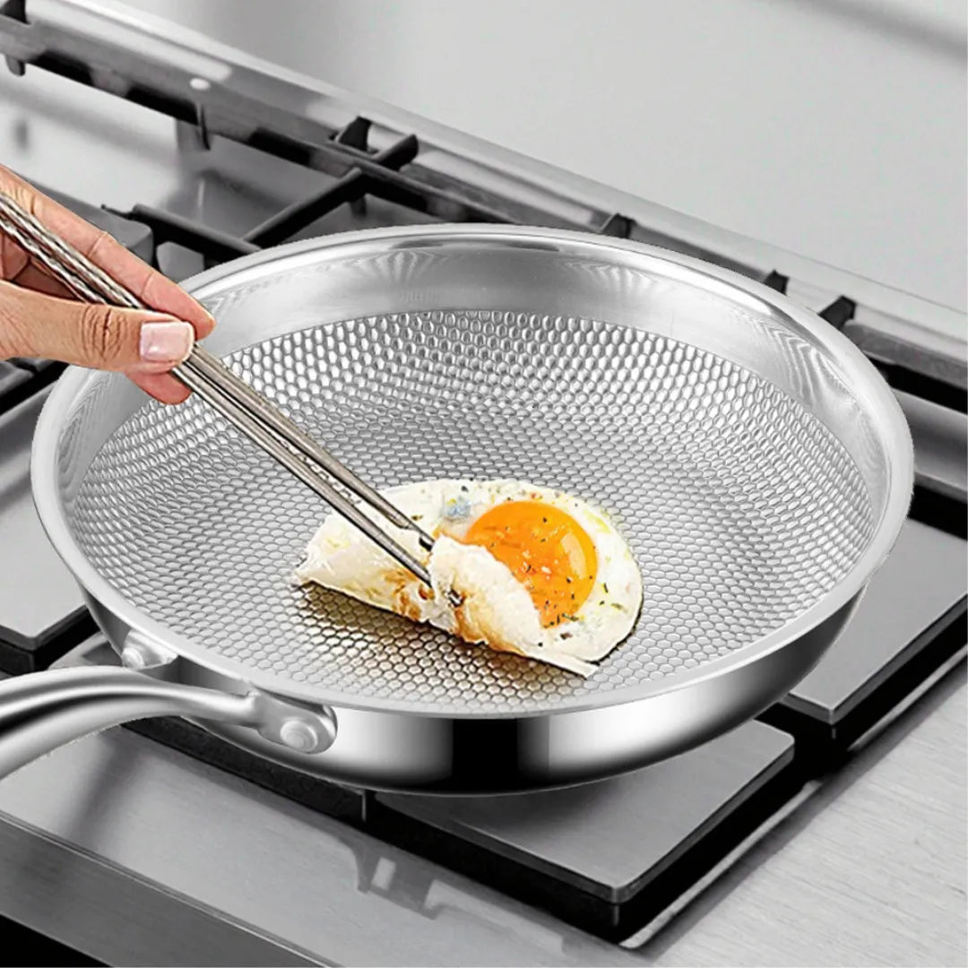 Stainless Steel Frying Pan - Image 3